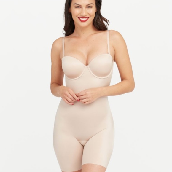 SPANX Other - SPANX Women's Suit Your Fancy Mid-Thigh Bodysuit L